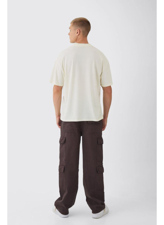 Штани карго на резинці мішкуватого крою