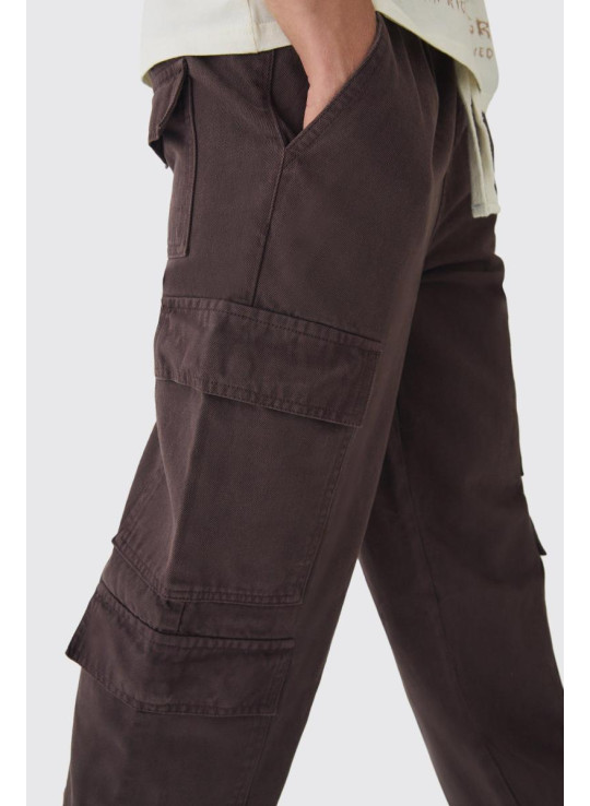 Штани карго на резинці мішкуватого крою