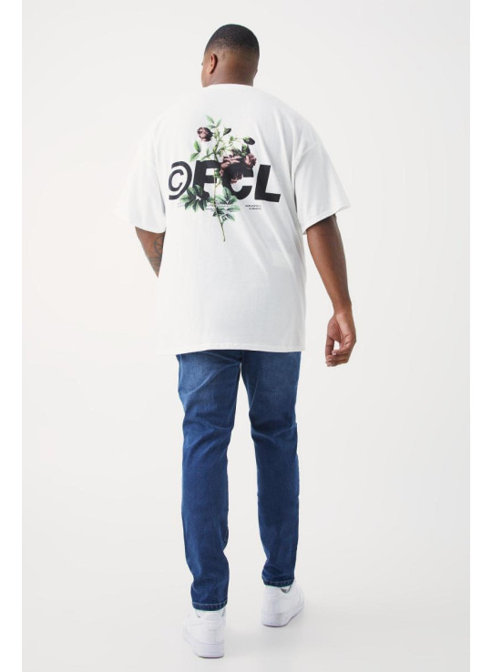 Плюс вузькі еластичні джинси