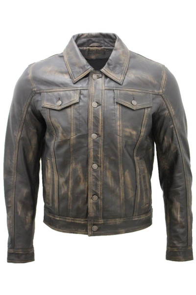 Джинс джинс -куртка Trucker Slim Fit