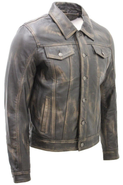 Джинс джинс -куртка Trucker Slim Fit