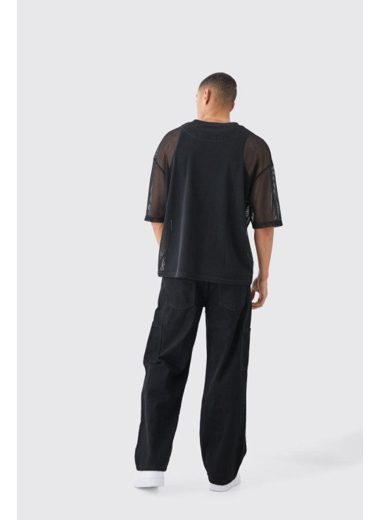 Мішкуваті жорсткі джинси карго