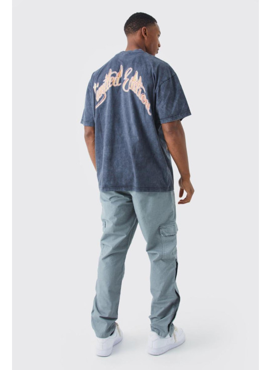 Брендові брюки з прямими штанинами Cargo Popper Hem Ripstop