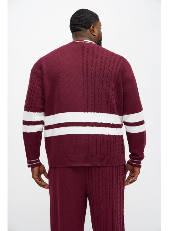 Светр V-подібний виріз Preppy Life