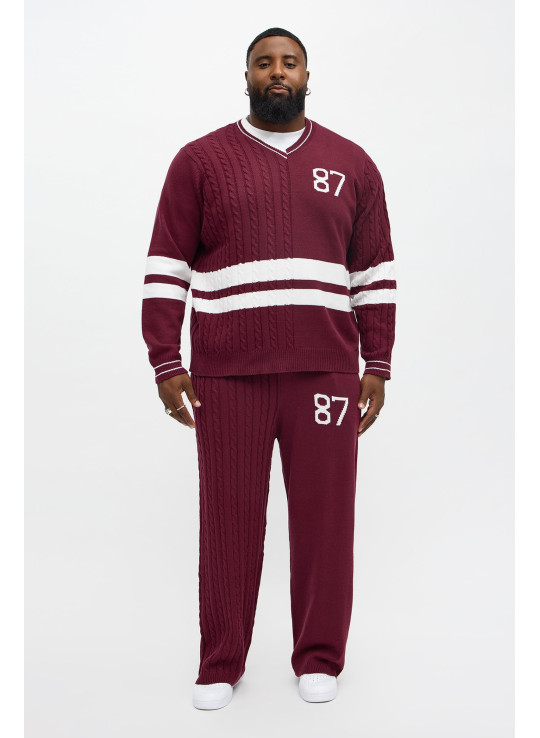 Светр V-подібний виріз Preppy Life