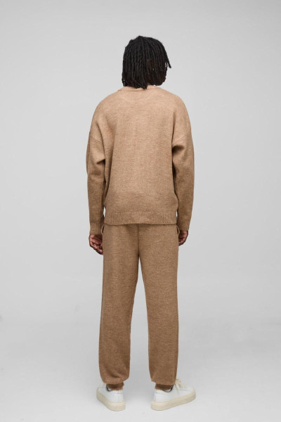 Трикотажні джоггери стандартного крою з манжетами