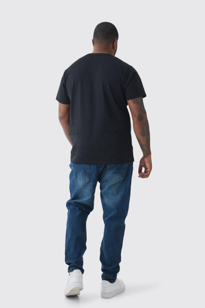 Плюс вузькі еластичні джинси