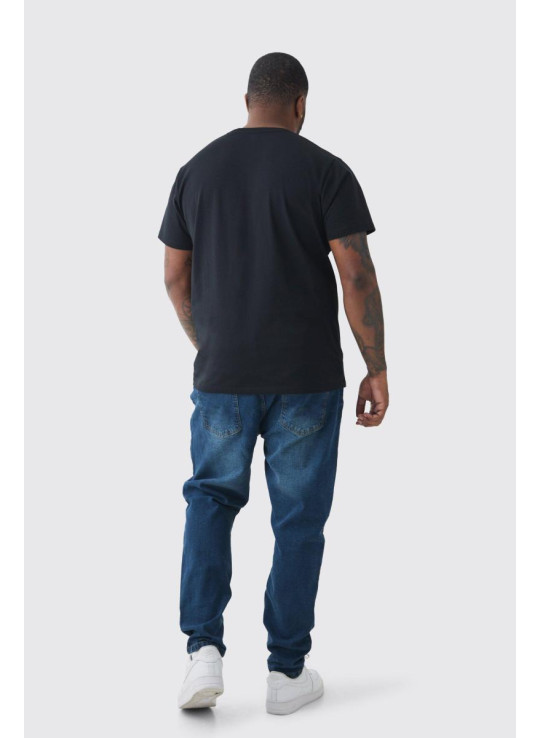 Плюс вузькі еластичні джинси