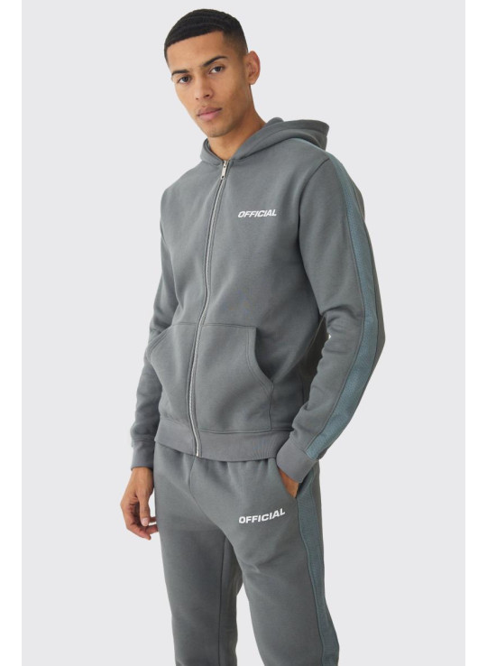 Slim Fit Офіційний Zip через сітчасте коляски з капюшоном