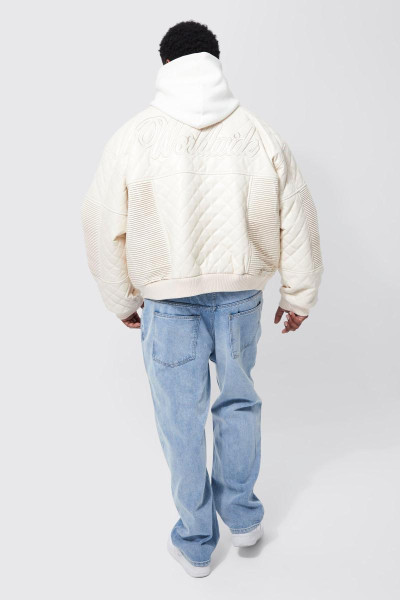 Плюс прямі джинси з аплікацією в формі голуба