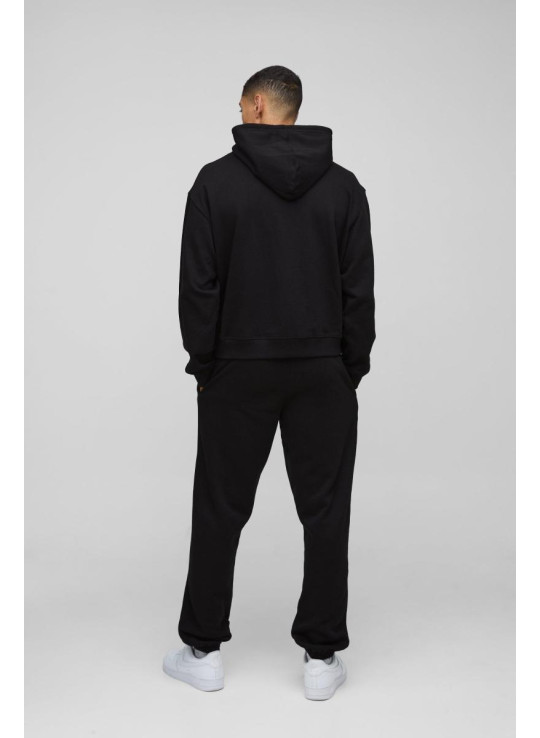 Величезний спортивний костюм з капюшоном і принтом