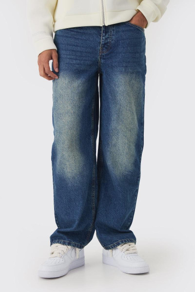 Розслаблені жорсткі джинси