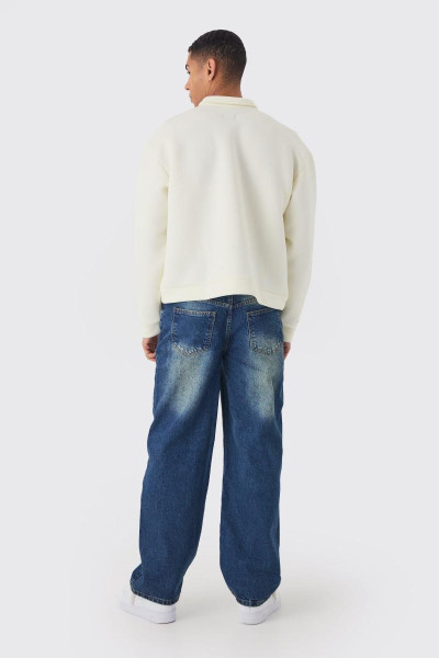 Розслаблені жорсткі джинси