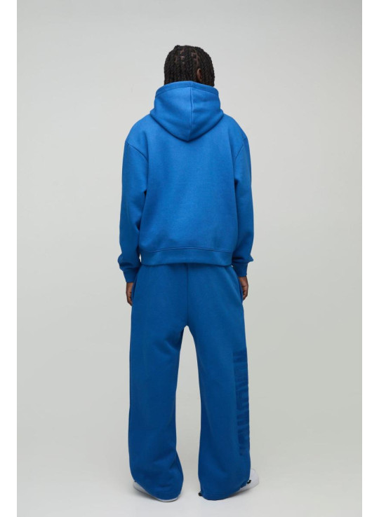 Негабаритна коробка зграї Широка манжетний костюм для краватки на ногах