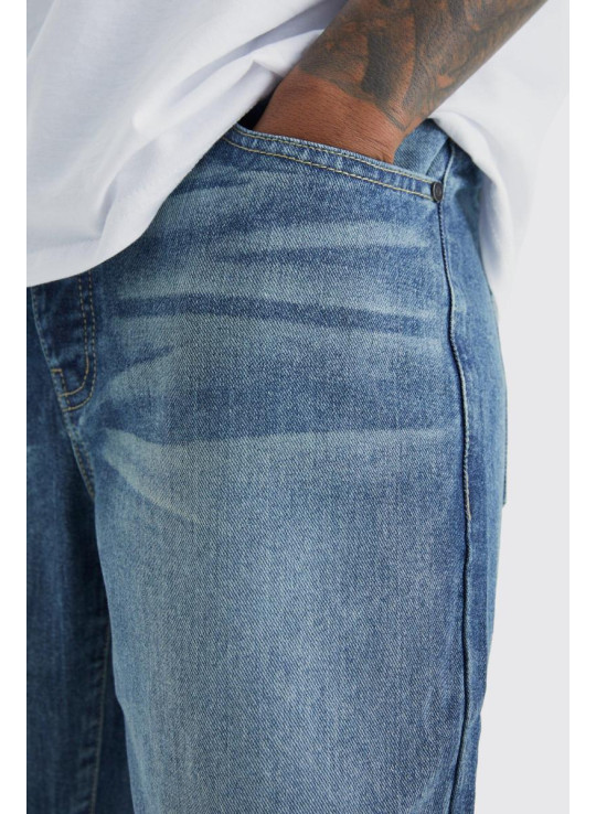 Розслаблені жорсткі джинси